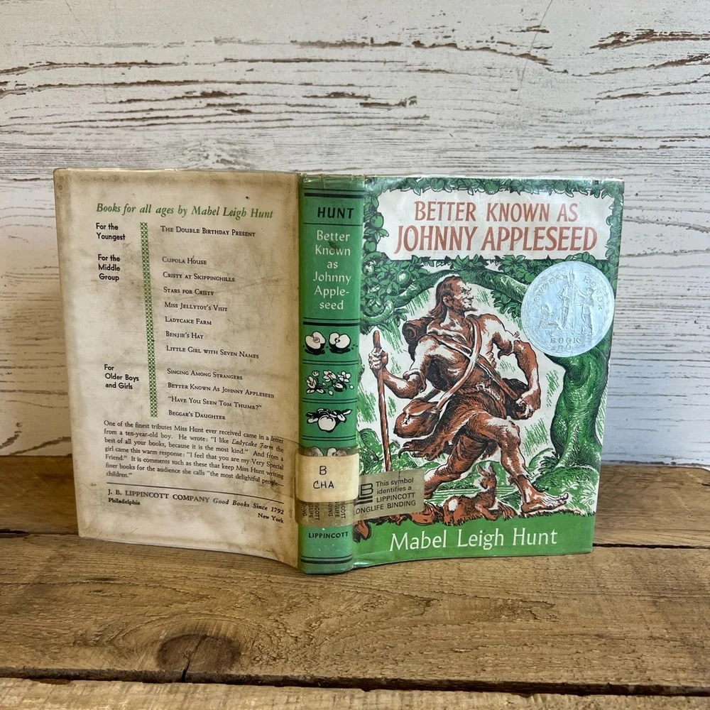 Vintage better known as Johnny Appleseed book copyright 1950